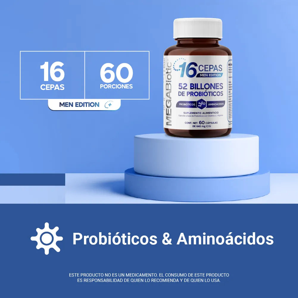 Men Edition 16 cepas | 52 Billones de Probióticos