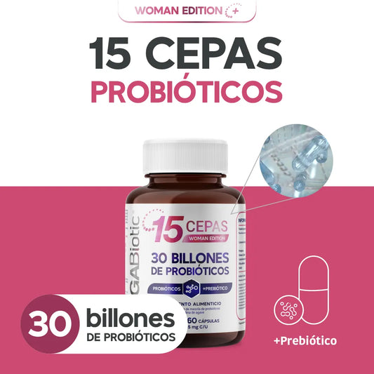 Woman Edition 15 cepas | 30 Billones de Probióticos