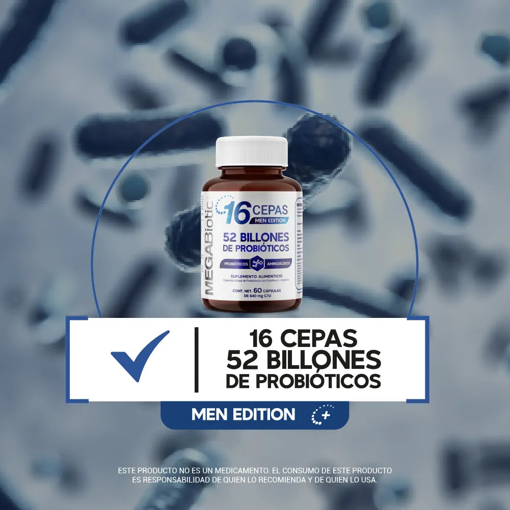 Men Edition 16 cepas | 52 Billones de Probióticos