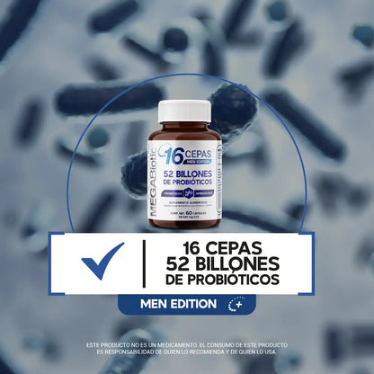 Men Edition 16 cepas | 52 Billones de Probióticos