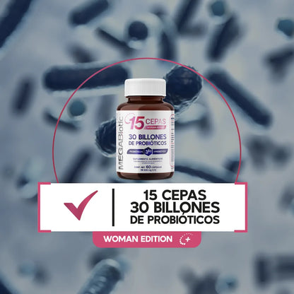 Woman Edition 15 cepas | 30 Billones de Probióticos