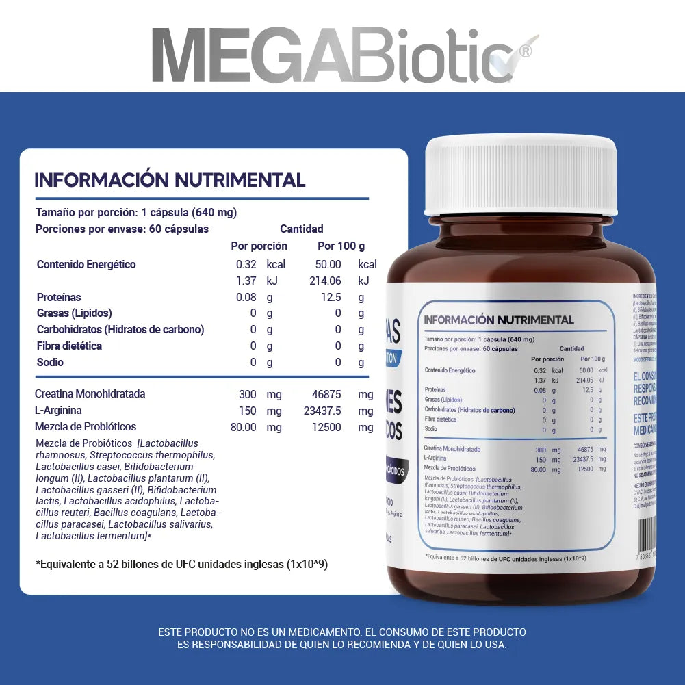 Men Edition 16 cepas | 52 Billones de Probióticos