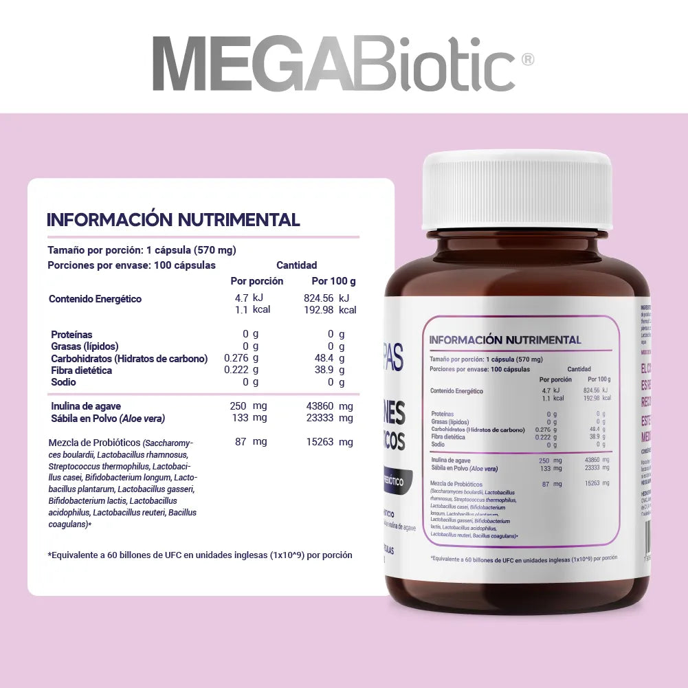 11 cepas | 60 Billones de probióticos