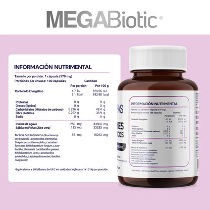 11 cepas | 60 Billones de probióticos