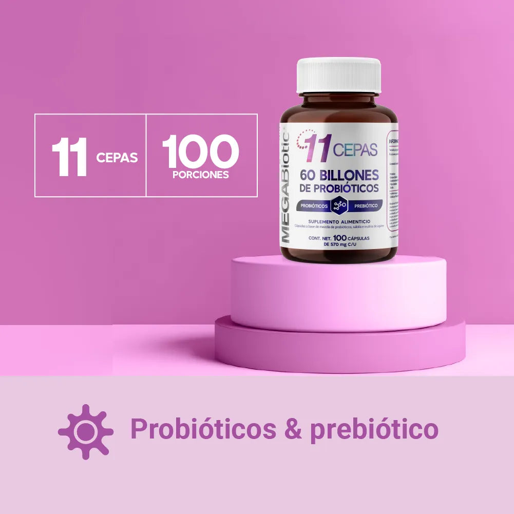 11 cepas | 60 Billones de probióticos