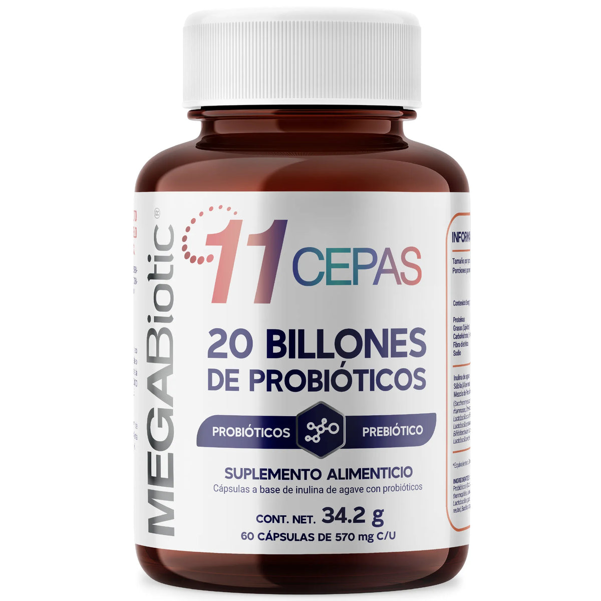 11 cepas | 20 Billones de Probióticos