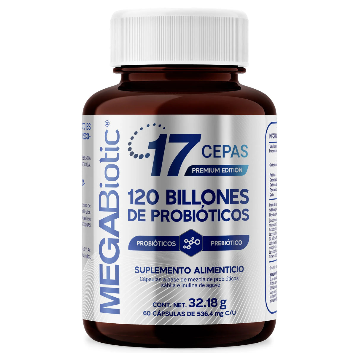 17 Cepas | 120 Billones de Probióticos