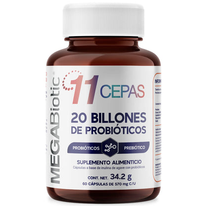 11 cepas | 20 Billones de Probióticos