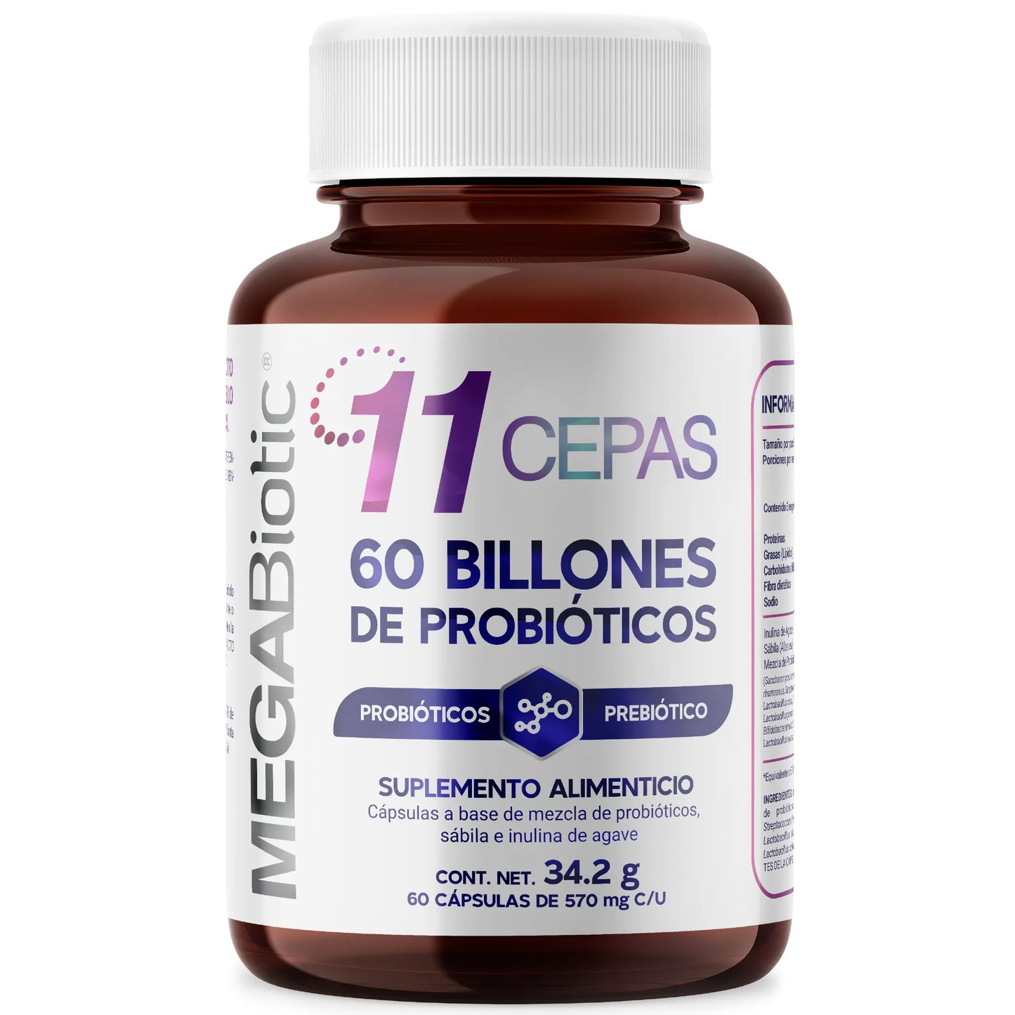11 cepas | 60 Billones de probióticos