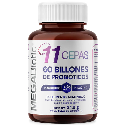 11 cepas | 60 Billones de probióticos