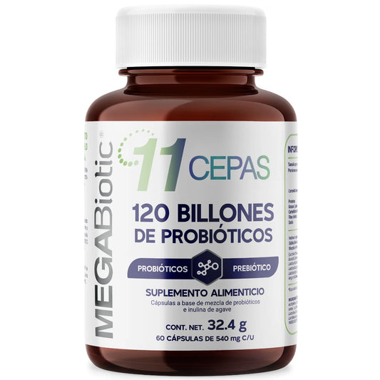11 Cepas | 120 Billones de Probióticos