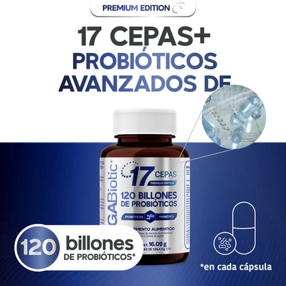 17 Cepas | 120 Billones de Probióticos