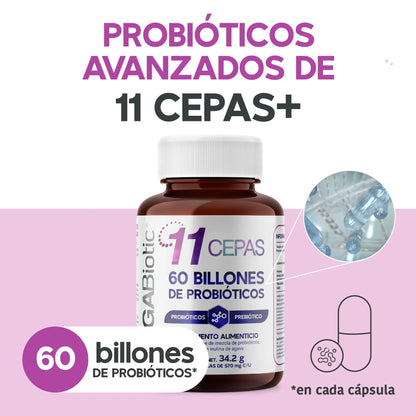 11 cepas | 60 Billones de probióticos
