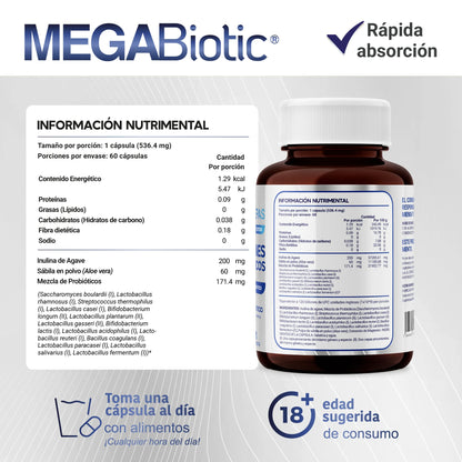 17 Cepas | 120 Billones de Probióticos