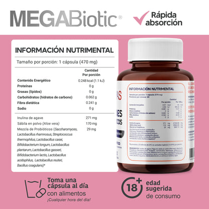11 cepas | 20 Billones de Probióticos