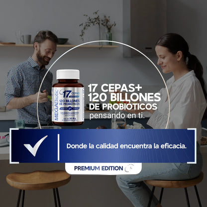 17 Cepas | 120 Billones de Probióticos
